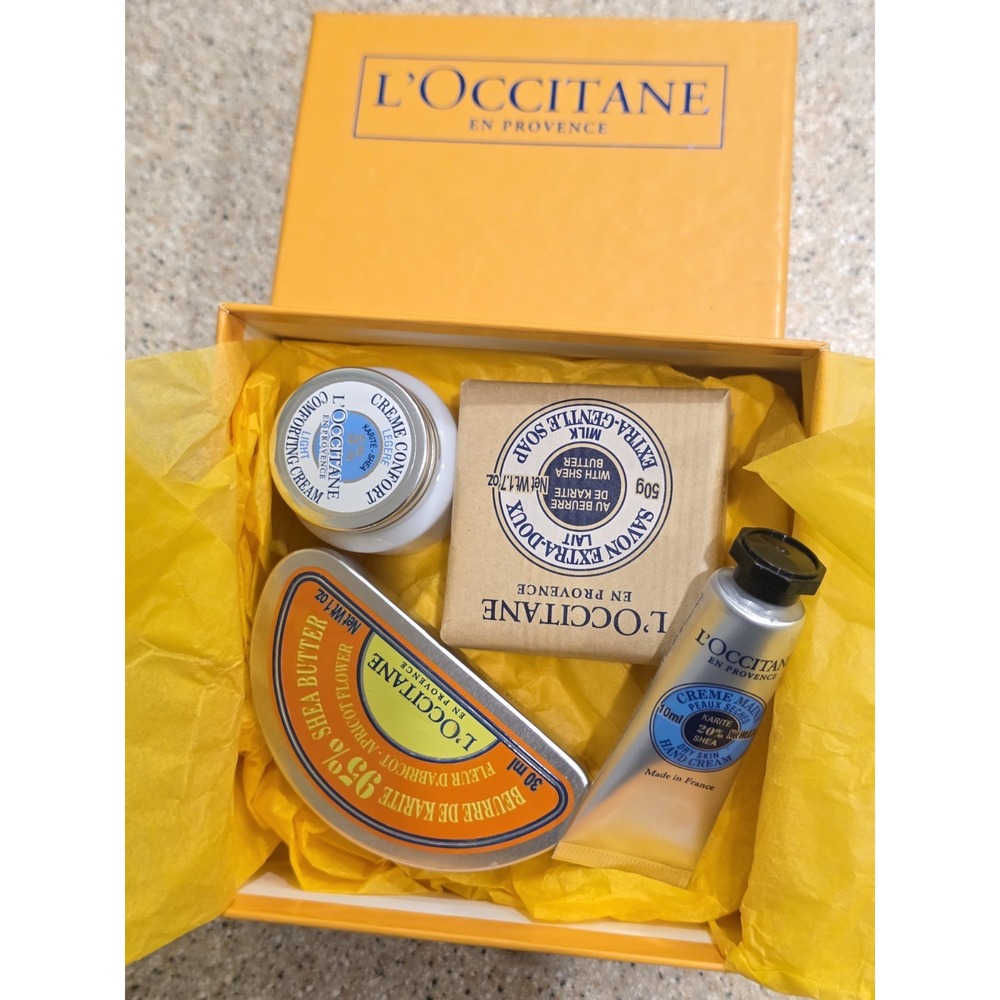 L'Occitane En Provence Ultra Rich Body Cream, Soap Gift Set